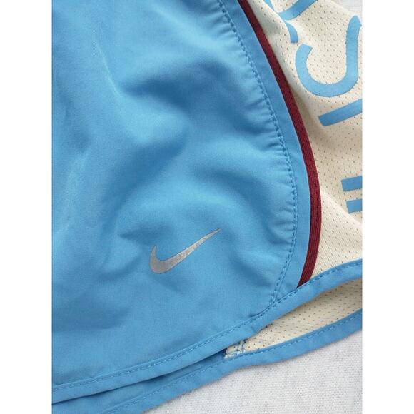 Nike Tempo Running Shorts Lined Womens Just Do It logo size M blue - Picture 3 of 6